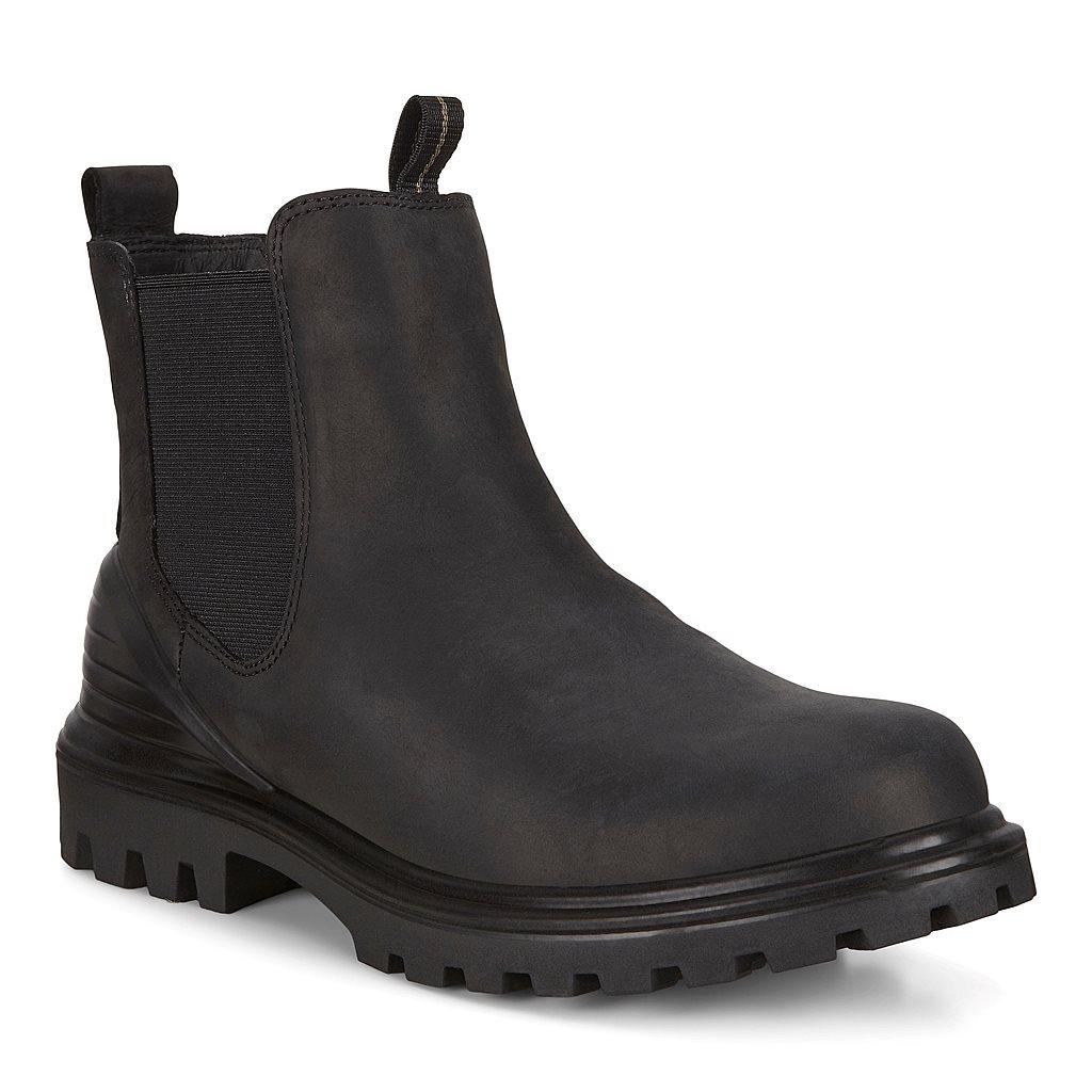 Ecco Tredtray K Boys Chelsea Boots In Black Sales - India INX-514879